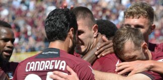 Salernitana-Atalanta 1-0, decide Candreva nel recupero