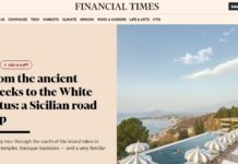 Lode alla Sicilia dal Financial Times, dagli antichi greci al loto bianco