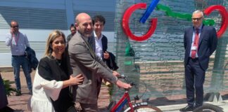 All’aeroporto di Bari inaugurato il nuovo “Bike facility point”