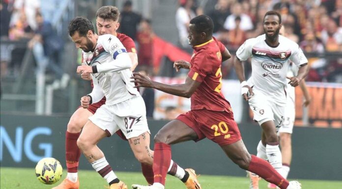 Roma e Salernitana si dividono la posta, 2-2 all’Olimpico