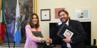 Il ministro del Turismo Daniela Santanchè in visita a San Marino