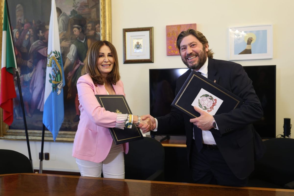 Il ministro del Turismo Daniela Santanchè in visita a San Marino