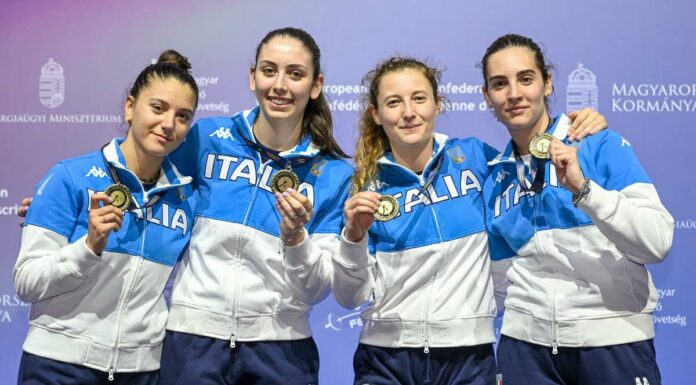 Finale d’oro per l’Italscherma agli Europei U.23