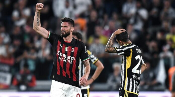 Giroud decide la sfida in casa Juve, rossoneri in Champions