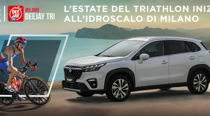 Triathlon, Suzuki sponsor della DEEJAY TRI 2023