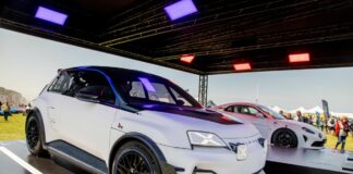 L’alpine A290_ß debutta sulle strade di Dieppe