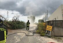 Ragusa, tranciato tubo gas in uno scavo. Intervengono Vigili del Fuoco