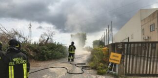 Ragusa, tranciato tubo gas in uno scavo. Intervengono Vigili del Fuoco