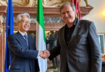 Il sindaco Brugnaro incontra l’ambasciatore del Giappone in Italia