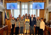Ricevute a Ca’ Farsetti sette nuove sostitute gondoliere