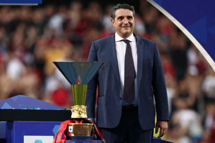 italian soccer Serie A match US Sassuolo vs AC Milan