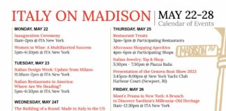 Torna Italy on Madison, l’Italia delle eccellenze protagonista a Manhattan