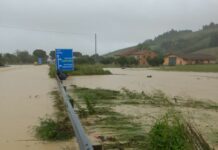 Maltempo nelle Marche e in Emilia Romagna, piogge e allagamenti