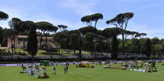 Piazza di Siena, Italia seconda nella Coppa delle Nazioni