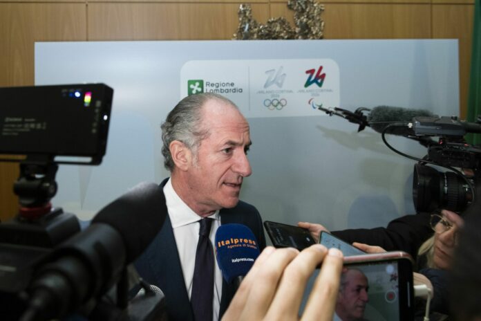 MILANO - Palazzo Lombardia, Cabina di regia sulle infrastrutture connesse allo svolgimento delle Olimpiadi invernali Milano-Cortina 2026
