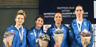 Azzurre del fioretto d’argento in Coppa del Mondo a Tbilisi