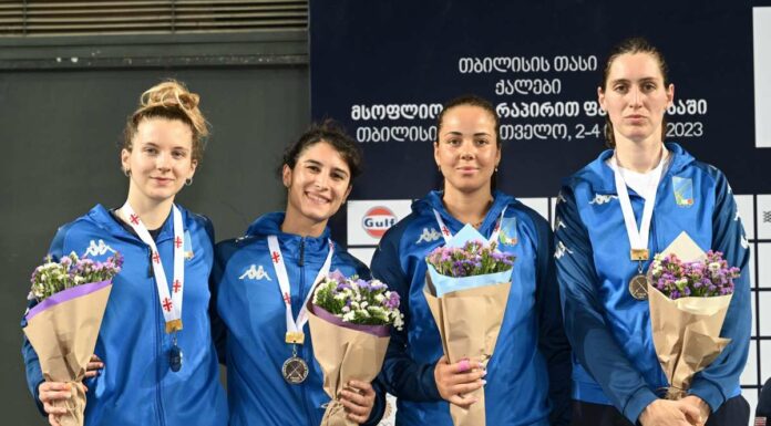 Azzurre del fioretto d’argento in Coppa del Mondo a Tbilisi