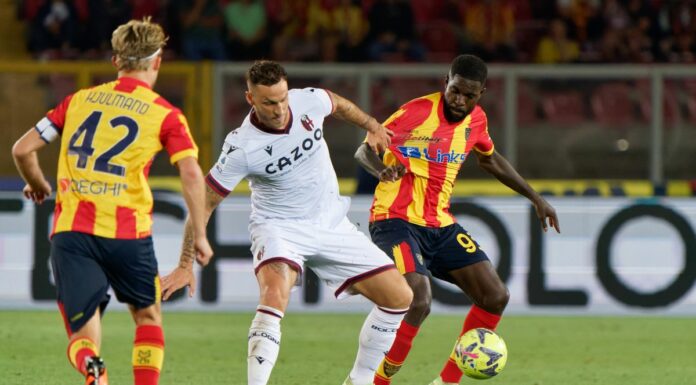 Ferguson beffa il Lecce nel recupero, il Bologna vince 3-2