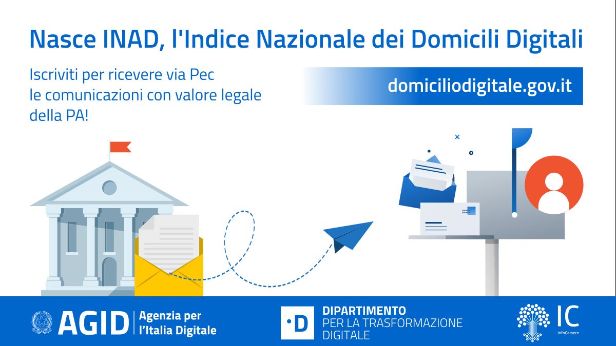 Nasce l’Indice nazionale dei domicili digitali Nasce l’Indice nazionale dei domicili digitali
