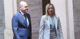Meloni incontra Scholz “Con la Germania nuove forme di cooperazione”