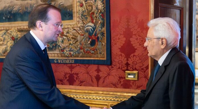 Mattarella ha ricevuto il nuovo ambasciatore russo Paramonov