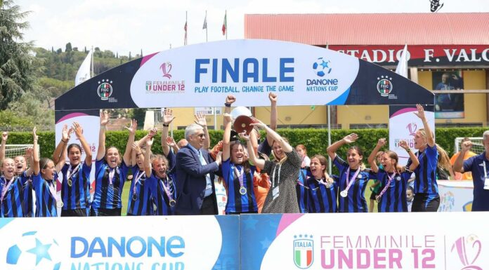 Danone Nations Cup, alle ragazze dell’Inter Under 12 la 7^ edizione