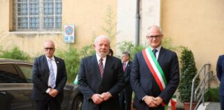 Roma, Gualtieri accoglie il presidente del Brasile Lula