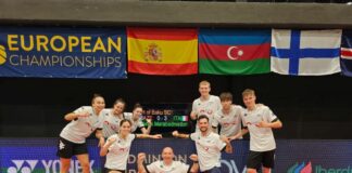 Finale storica per il MaraBadminton nell’European Club Championships