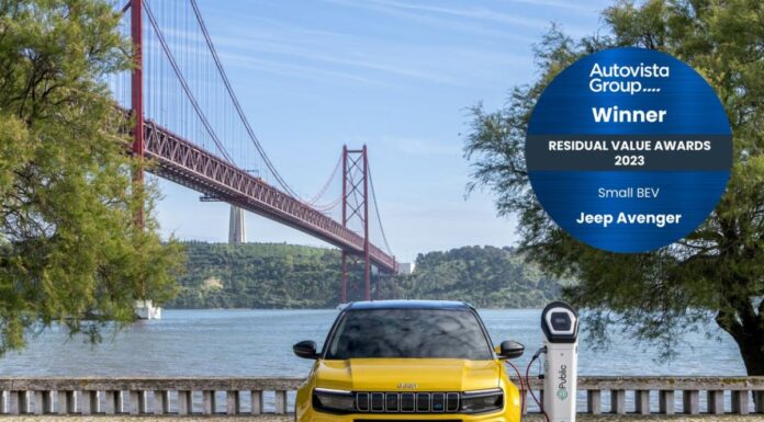 A Jeep Avenger il premio “Small Bev” di Autovista Group Residual Value