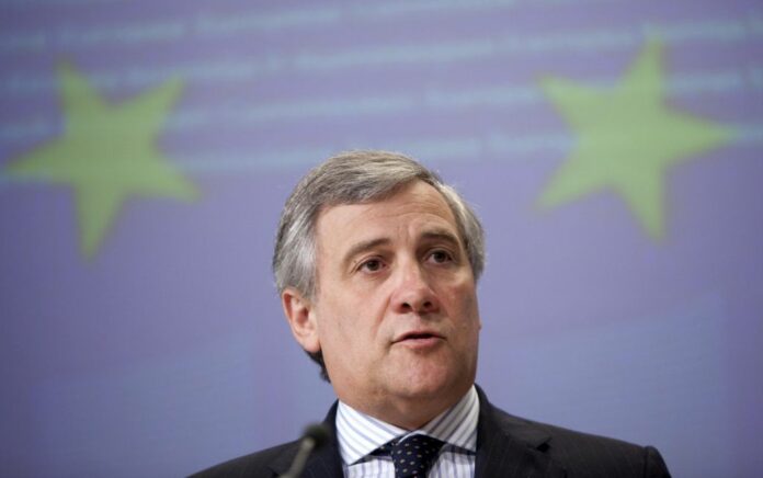 Foto Repertorio di Antonio Tajani, indicato da Berlusconi come Premier per Forza Italia