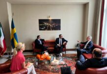 Liguria, Toti incontra l’ambasciatore di Svezia
