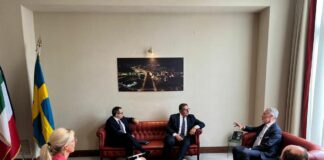 Liguria, Toti incontra l’ambasciatore di Svezia