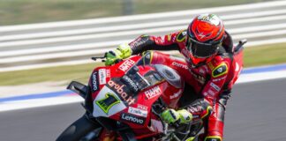 La posteriore SC0 gomma chiave nel sabato di Donington