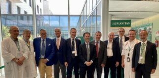 Il rettore Priolo in visita a Humanitas Istituto Clinico Catanese