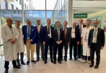 Il rettore Priolo in visita a Humanitas Istituto Clinico Catanese