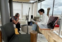Giordana Angi sul palco con Sting a Roma