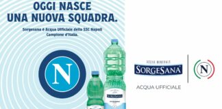 Sorgesana è l’acqua ufficiale della SSC Napoli