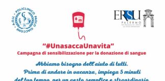 Palermo, Ersu al fianco del Policlinico per la campagna raccolta sangue