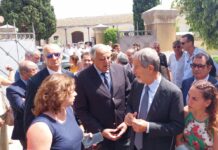 Musumeci al cimitero dei Rotoli di Palermo “Emergenza superata”