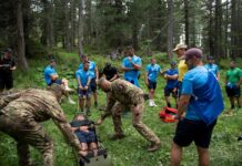 Gli azzurri del rugby al lavoro con l’Esercito verso i Mondiali
