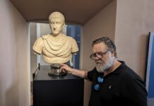 Russell Crowe in visita agli Uffizi “Una mattinata splendida”