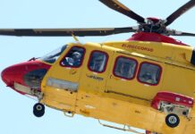 Elicottero precipita in Valtellina, a bordo 4 persone