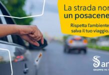 Anas lancia la campagna antincendio “La strada non è un posacenere”