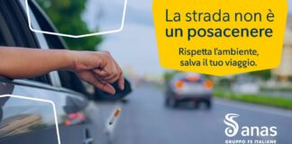 Anas lancia la campagna antincendio “La strada non è un posacenere”