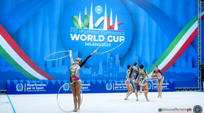 World Cup ritmica, le Farfalle fanno impazzire il Mediolanum Forum