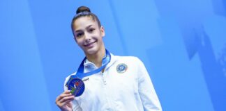 World Cup ritmica a Milano, brillano Farfalle e Sofia Raffaeli