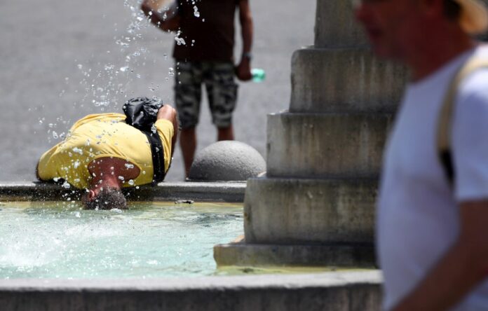 Roma 22/07/2023
Bollino rosso per il caldo a Roma