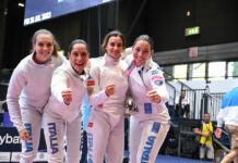 Italia argento mondiale nella spada donne a squadre