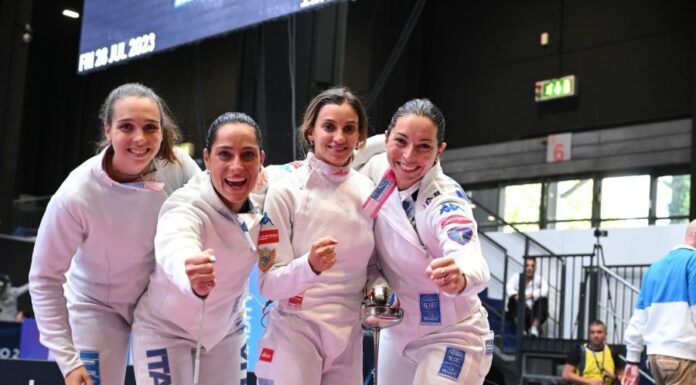 Italia argento mondiale nella spada donne a squadre