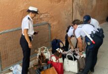 Sequestrata merce a venditori abusivi, 10 mila euro di multa